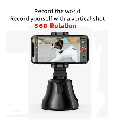 Auto face tracking 360 rotation camera